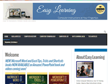 Tablet Screenshot of easylearningweb.com